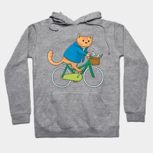 Bicycle Cat Hoodie